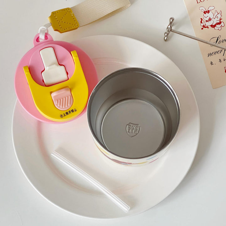Ladies insulated cup with cheerful apple design Bowlift