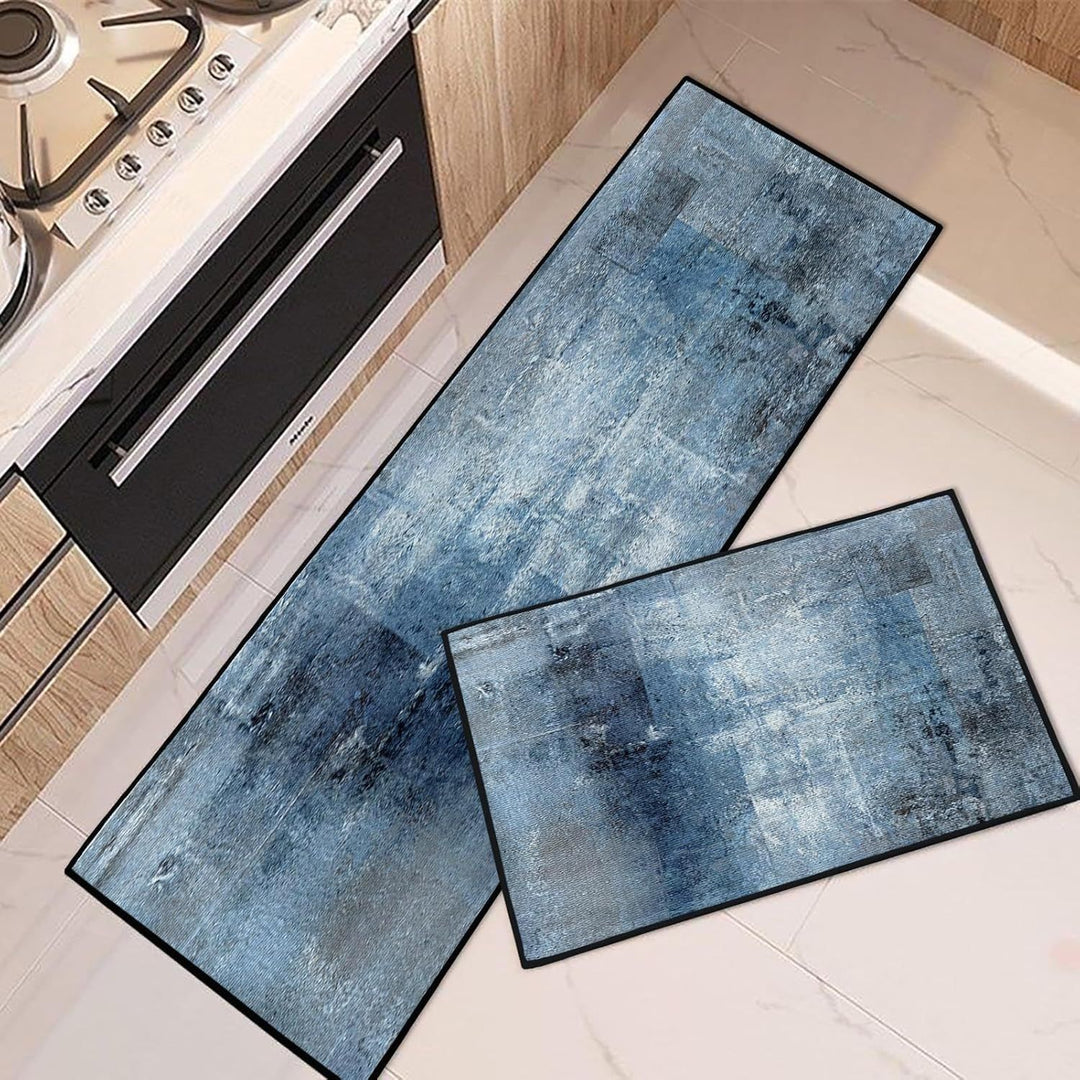 Geometric Patterned Kitchen Runner Mat