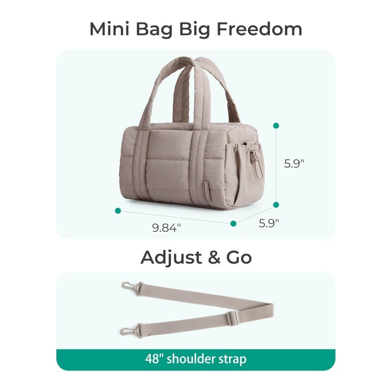 Comfortable travel bag with removable shoulder strap Bowlift