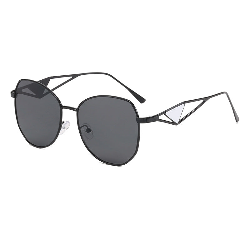 Women's fashionable geometric sunglasses with unique frame Bowlift