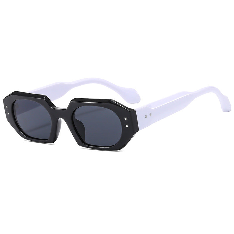 Women's Polished Sunglasses in Modern Octagon Design Bowlift