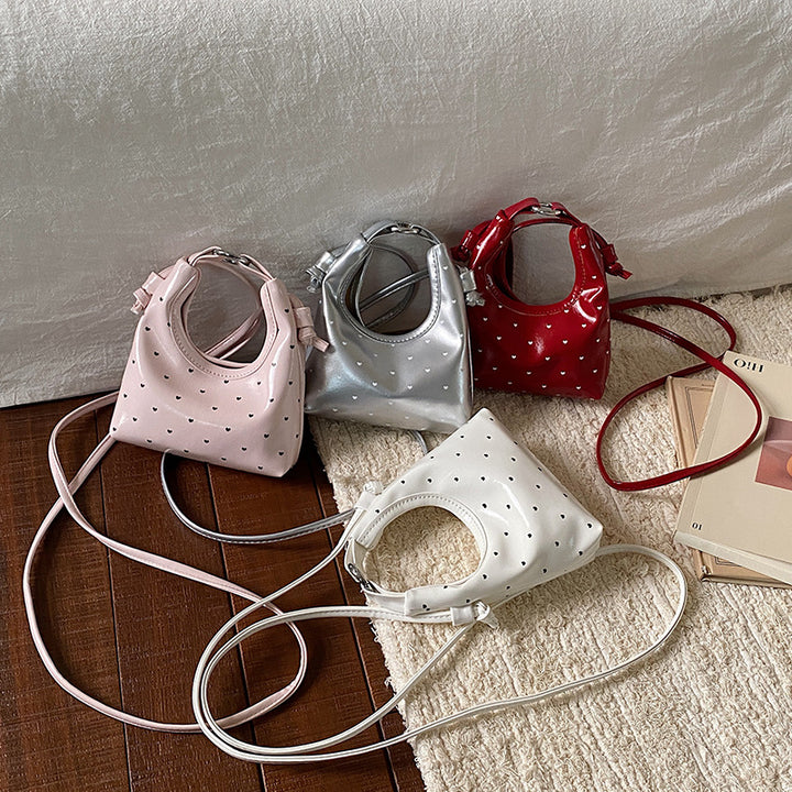 WoCute Heart-Patterned Mini Shoulder Bag Bowlift