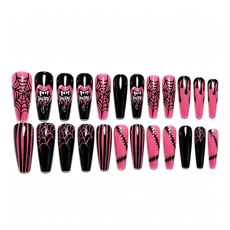 Creative nail art set with Halloween motifs and sparkling applications Bowlift