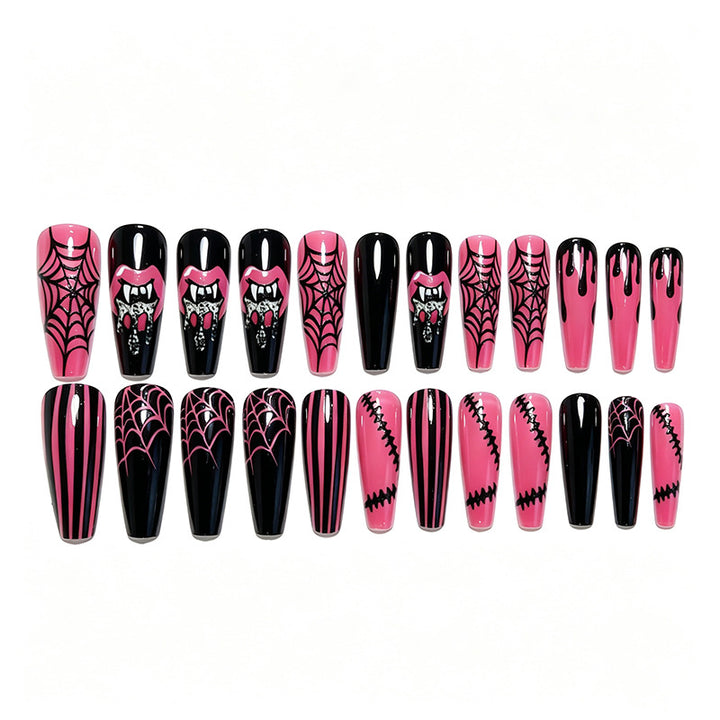 Creative nail art set with Halloween motifs and sparkling applications Bowlift