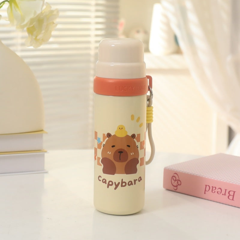Unisex Thermos Bottle with Animal Design Bowlift