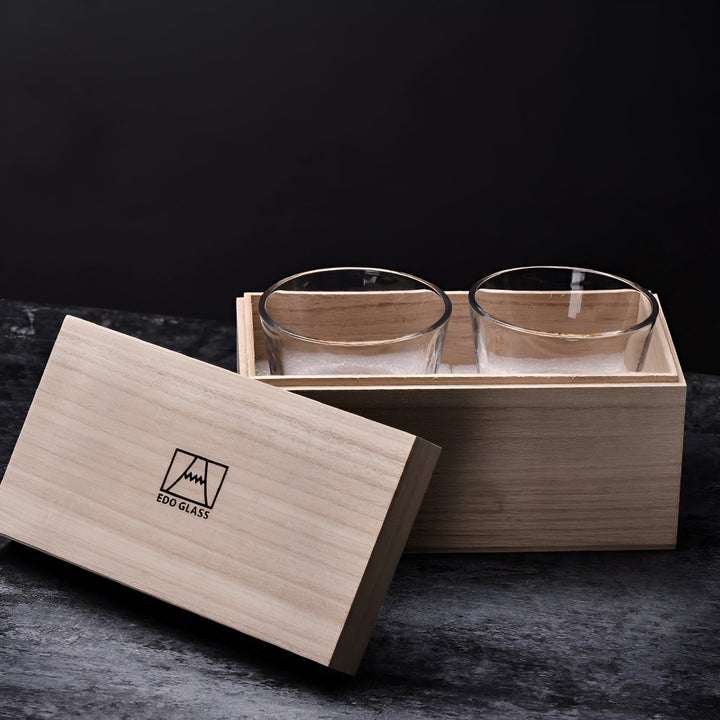 Whiskey glasses with Mount Fuji design – Elegant set for connoisseurs | Bowlift