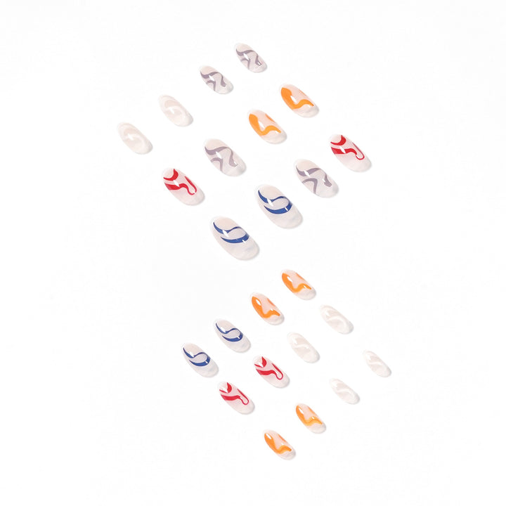 Artistic Nail Art with Abstract Designs Bowlift