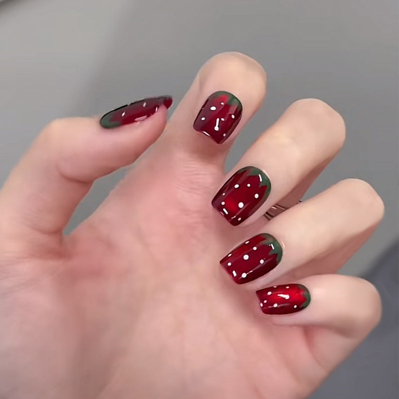 Ombre Press-On Nails with Glossy Finish Bowlift