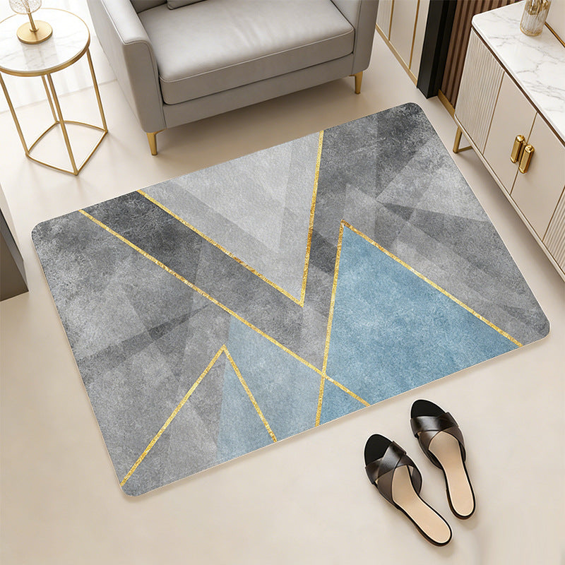 Stylish Citrus-Themed Bath Mat Bowlift