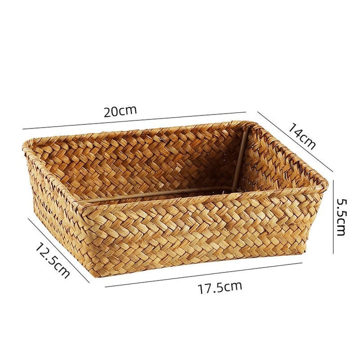 Natural Woven Storage Basket Bowlift
