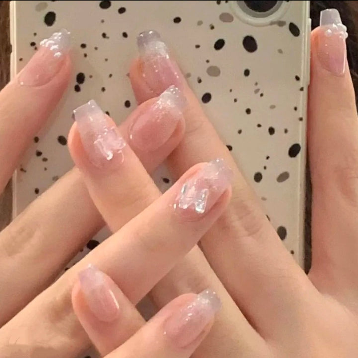 Glossy Gradient Press-On Nail Extensions Bowlift