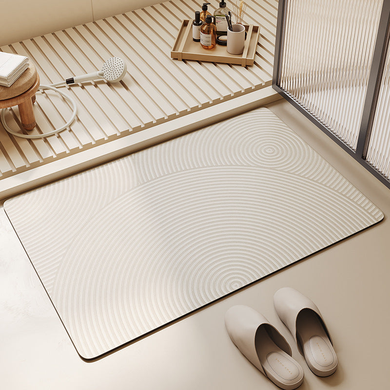 Stylish Geometric Pattern Bath Mat Bowlift