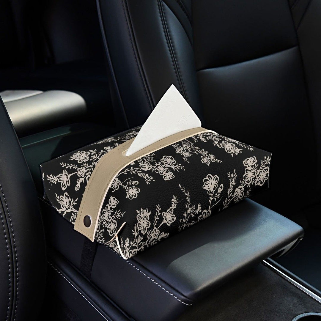 Floral Design Tissue Box Cover Bowlift