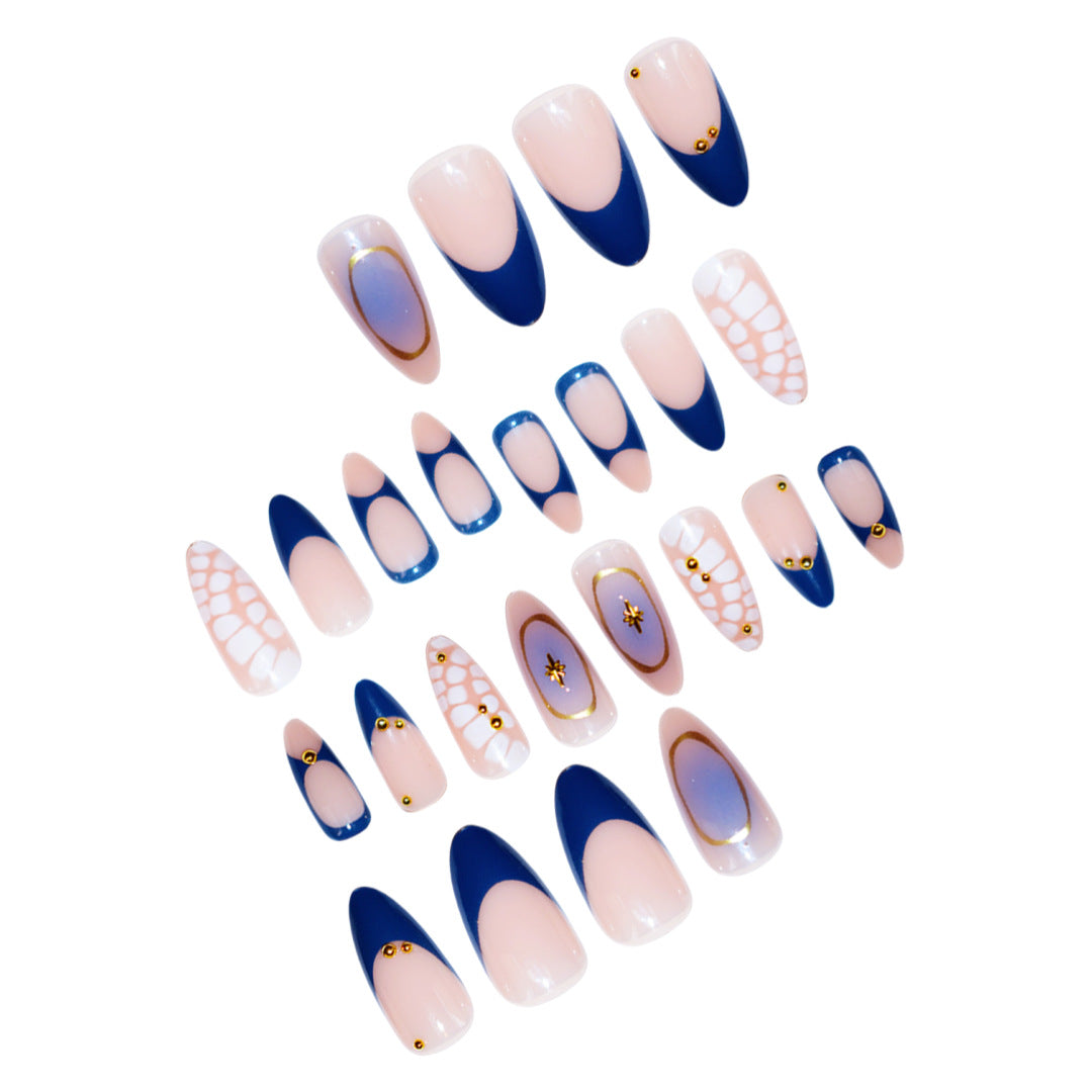 Decorative Stiletto Press-On Nail Art Bowlift