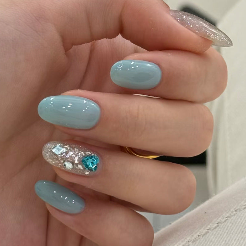 Decorative Press-On Nail Set with Star and Bow Designs Bowlift