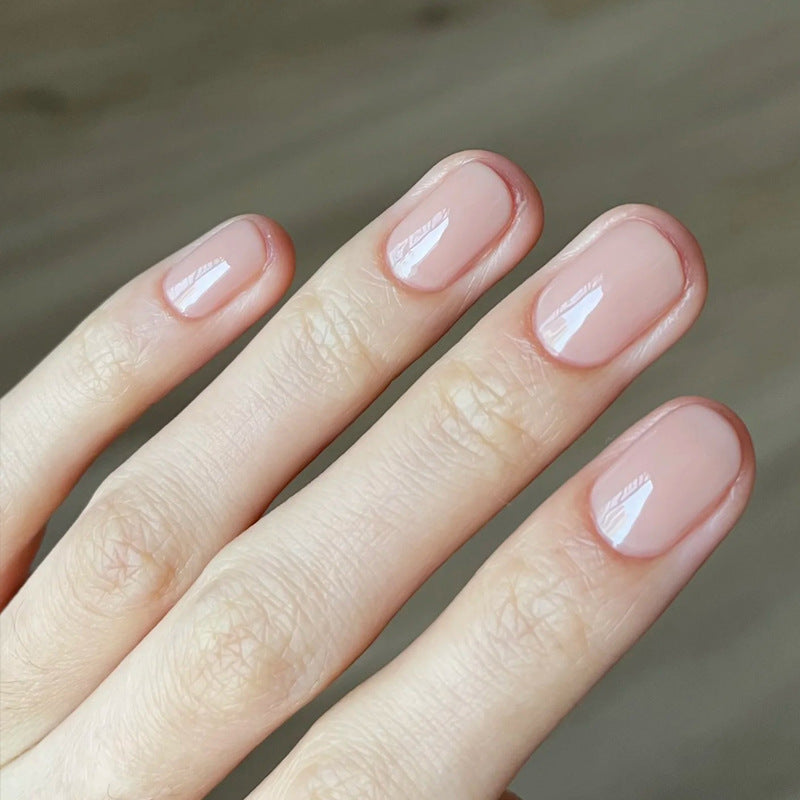 Natural Glossy Nail Art Bowlift