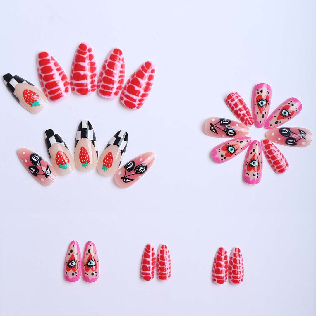 Creative Nail Art with Fruity Motifs and Eye-Catching Designs Bowlift