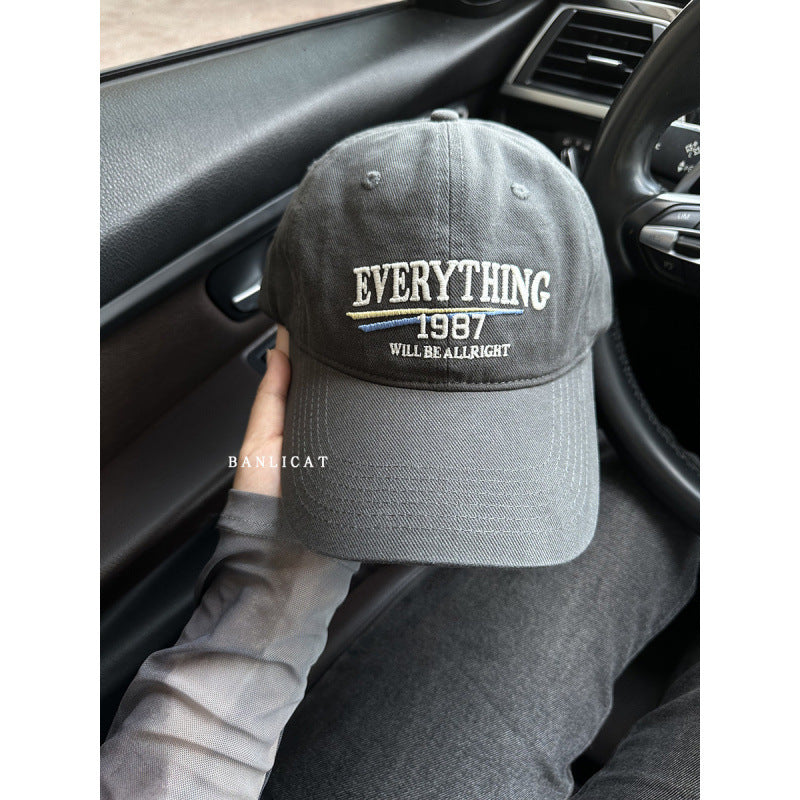 Men's Casual Embroidered Statement Baseball Cap Bowlift