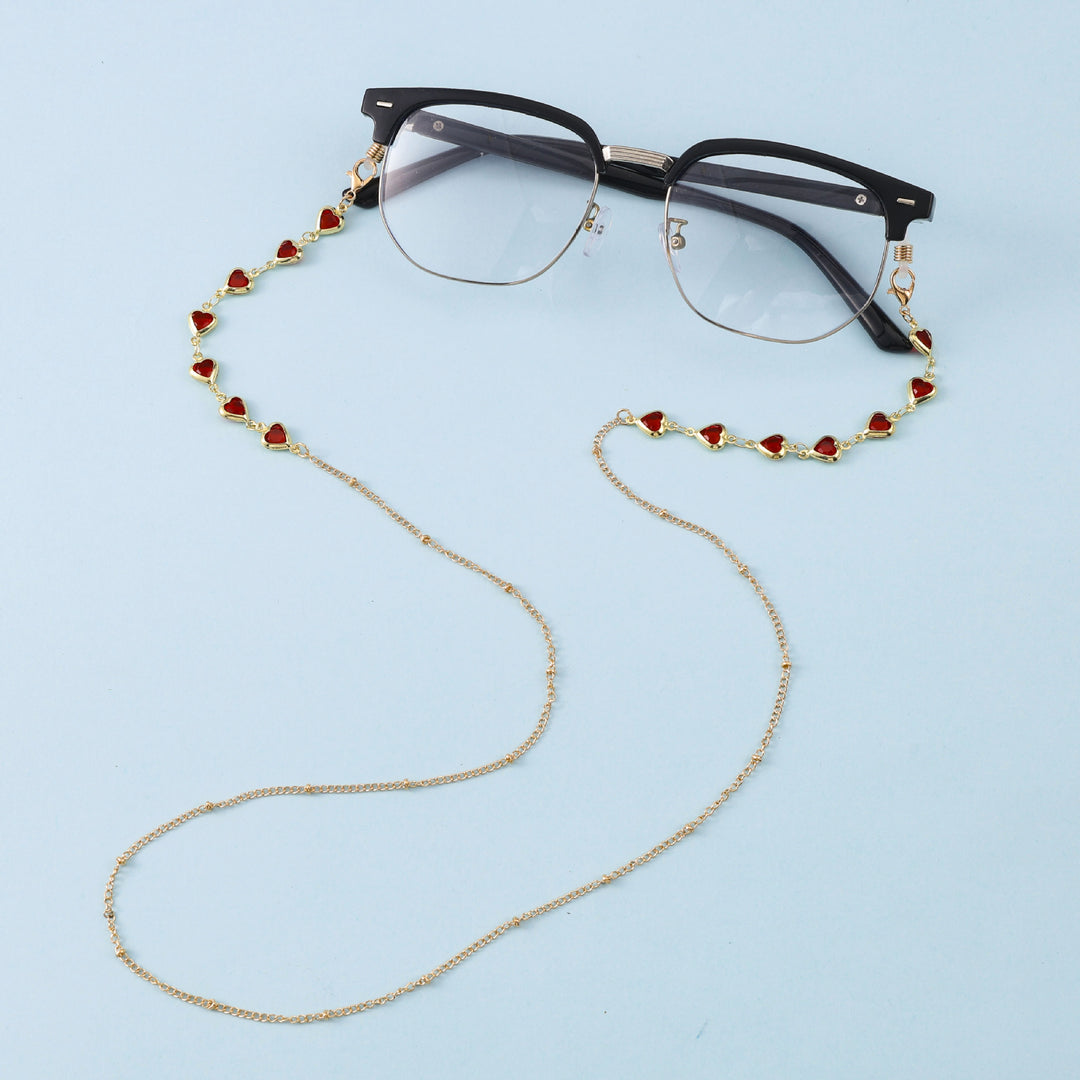 Heart-Shaped Eyewear Chain Bowlift