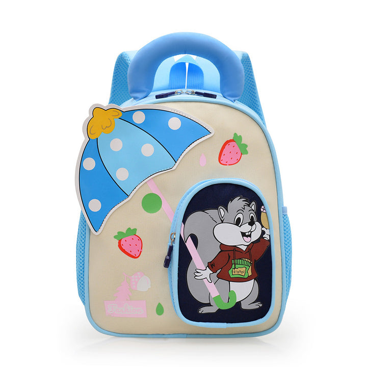 Kids' Playful Cartoon Character Backpack Bowlift