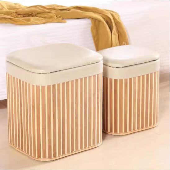 Multifunctional Stool Made of Natural Material Bowlift