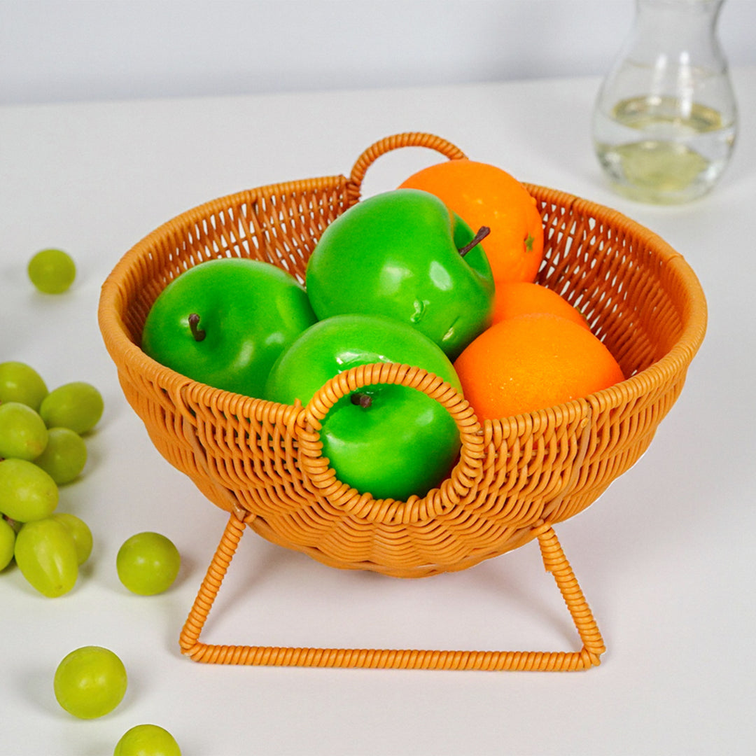 Rustic Woven Fruit Storage Bowlift