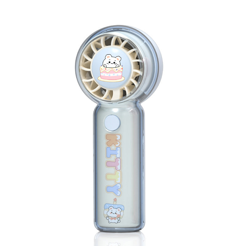 Ladies portable mini fan with cheerful design Bowlift