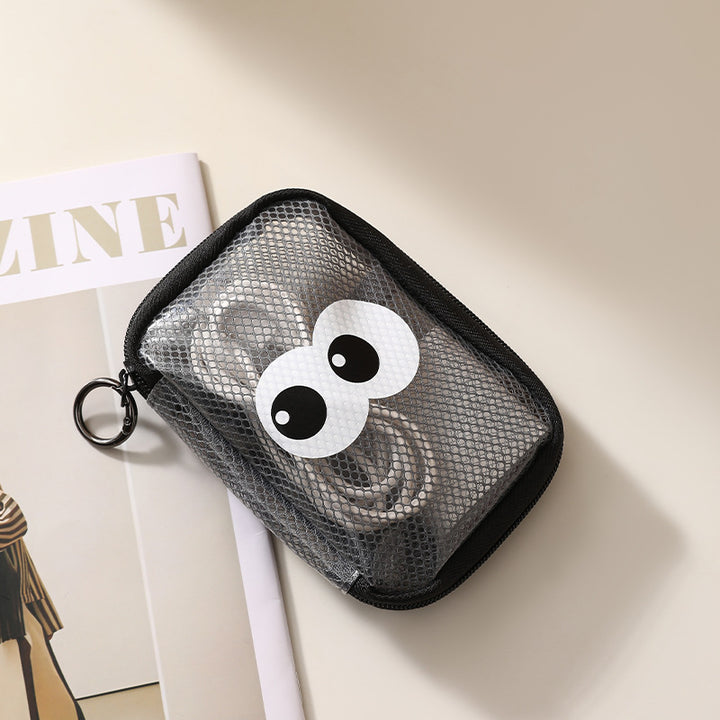 Cute Animal-Themed Mesh Pencil Case Bowlift