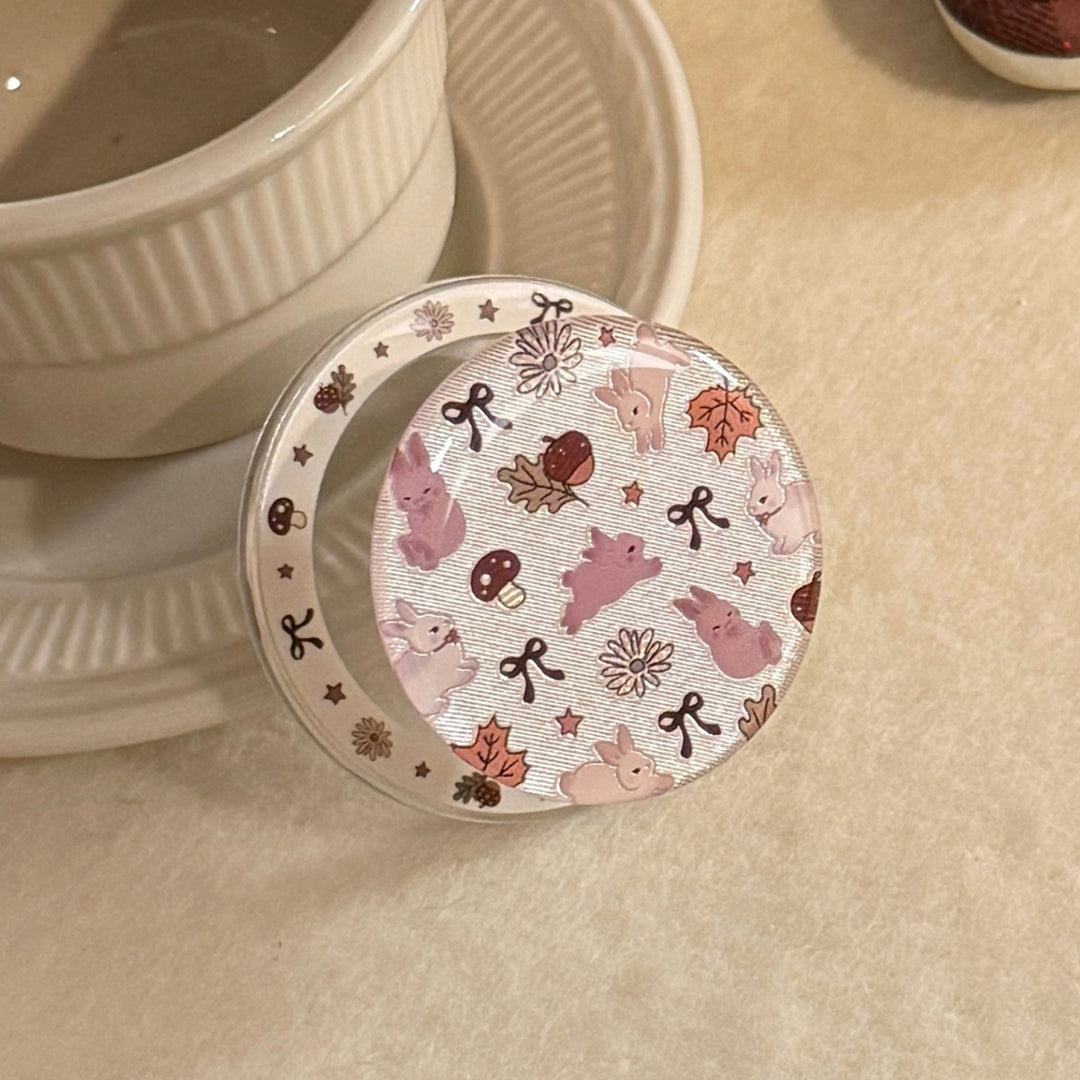 decorative cosmetic box with cute rabbit motif Bowlift