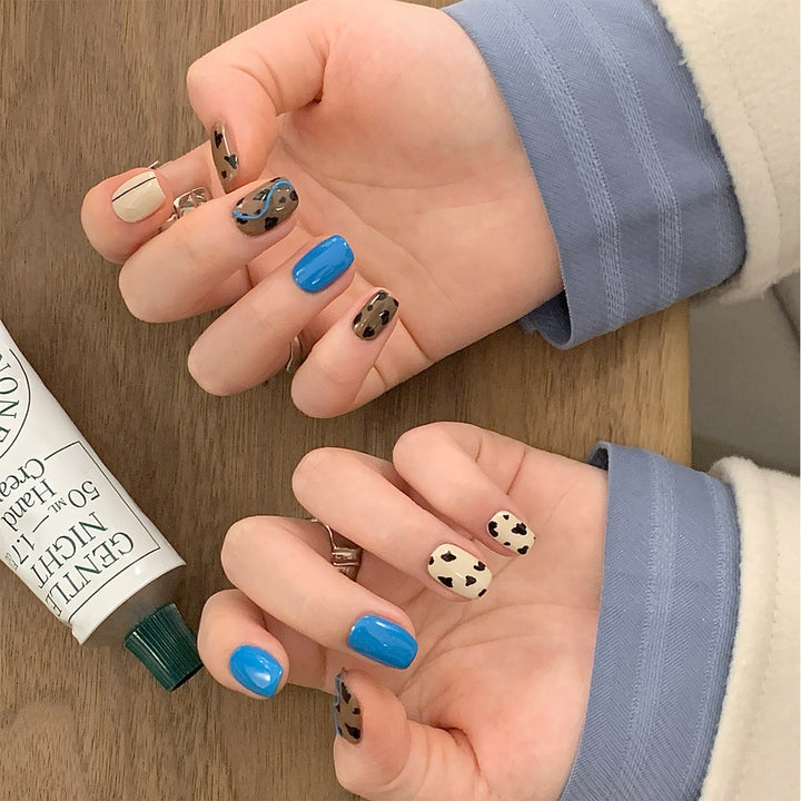 Creative Nail Art with Playful Patterns Bowlift
