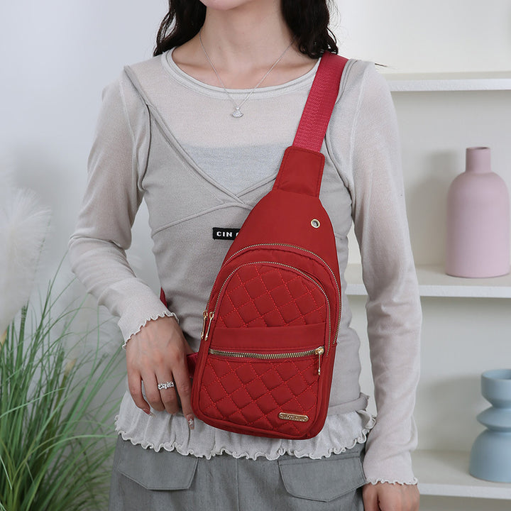 Chic Quilted Sling Bag Bowlift