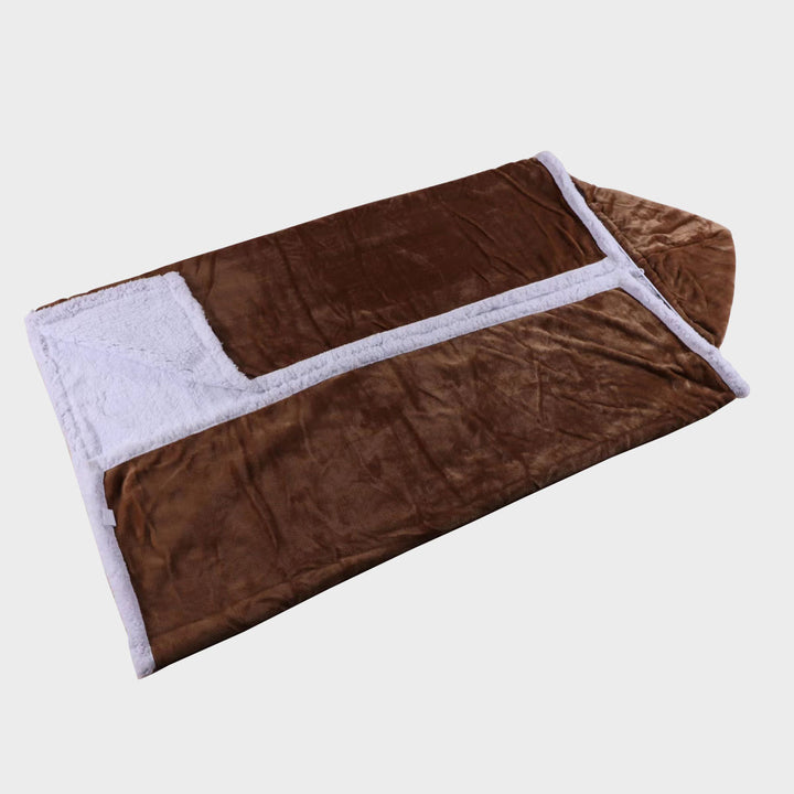 Women's Plush Blanket with Double Fleece Bowlift