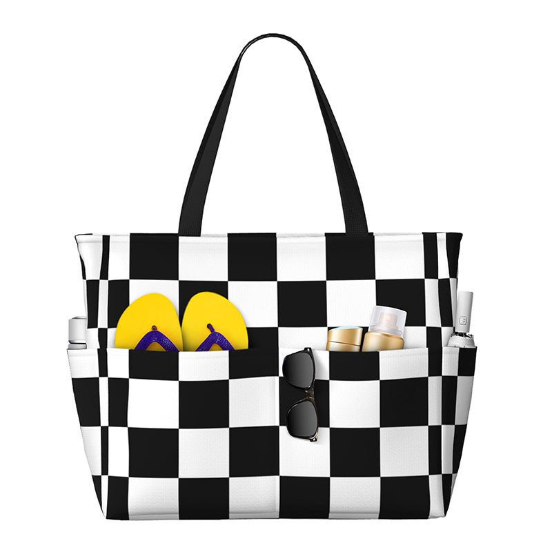 Durable beach bag with multiple compartments Bowlift