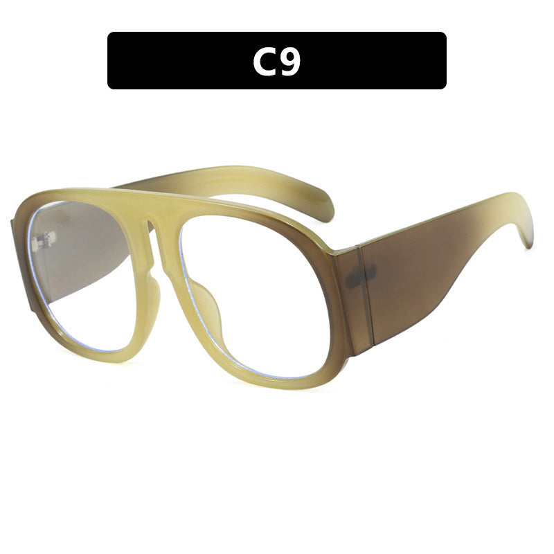 Women's trendy oversized sunglasses with fashionable gradient Bowlift