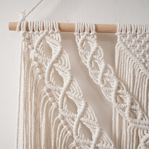 Macrame Wall Shelf Organizer with Bohemian Design Bowlift