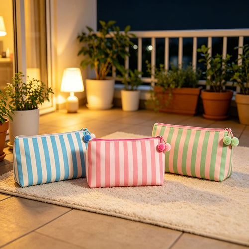 Cosmetic bag with playful tassels Bowlift