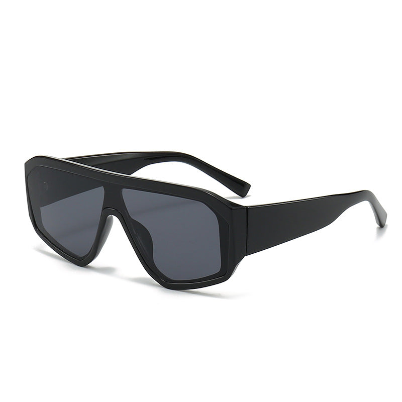 Men's Futuristic Oversized Shield Sunglasses Bowlift