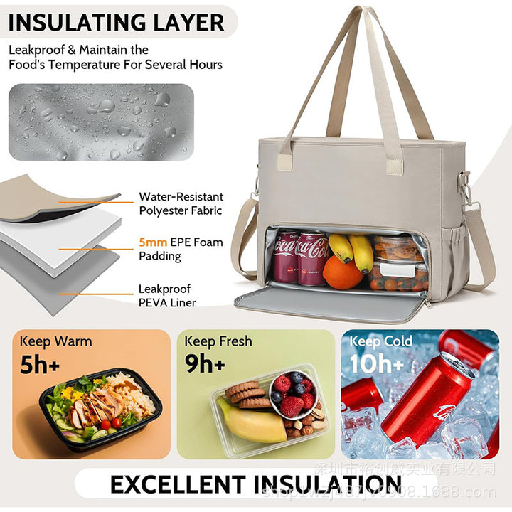 Insulated Multi-Purpose Lunch Tote Bowlift