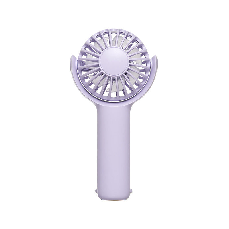 Women portable handheld fan with ergonomic grip and USB charging Bowlift