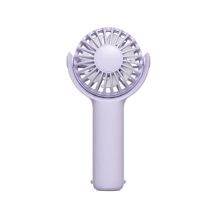 Women portable handheld fan with ergonomic grip and USB charging Bowlift