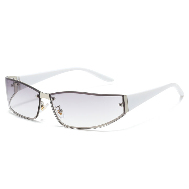 Sleek Cat-Eye Shield Sunglasses Bowlift