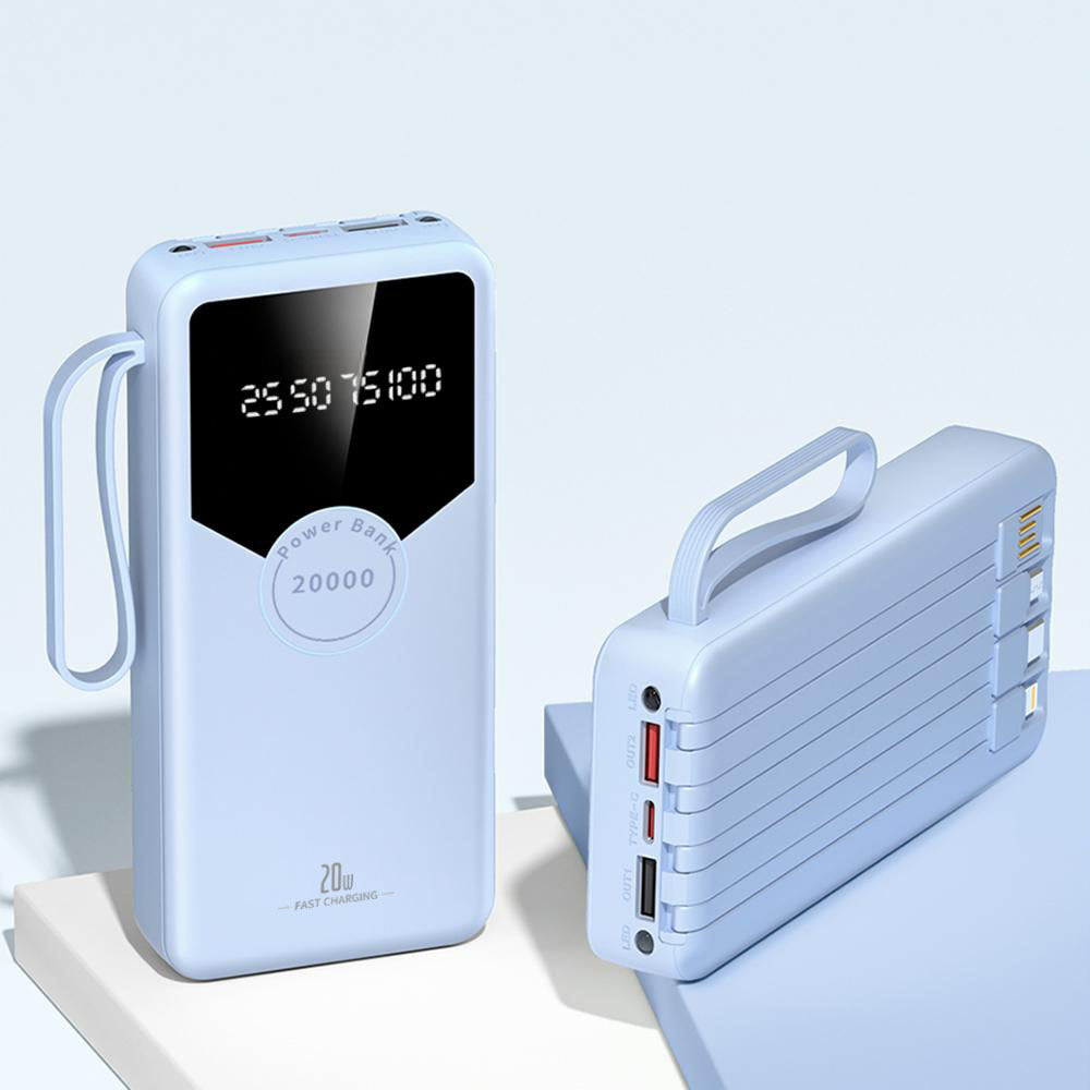 Power bank with fast charging function and LED display Bowlift