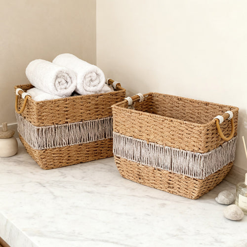 Natural meadows storage basket Bowlift