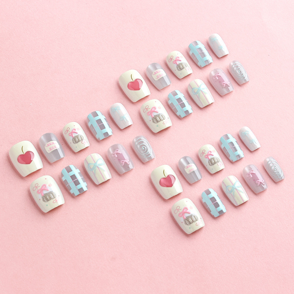 Cute Decorative Nail Art Set Bowlift