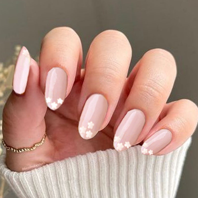 Floral Design Press-On Nails Bowlift