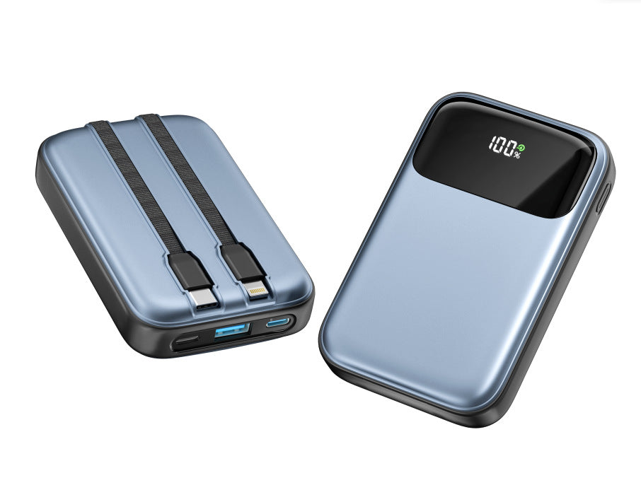 Compact power bank with intelligent LED display Bowlift