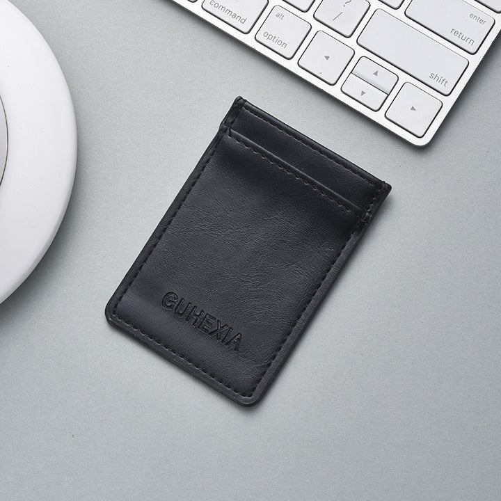 Sleek Leather Card Holder Bowlift