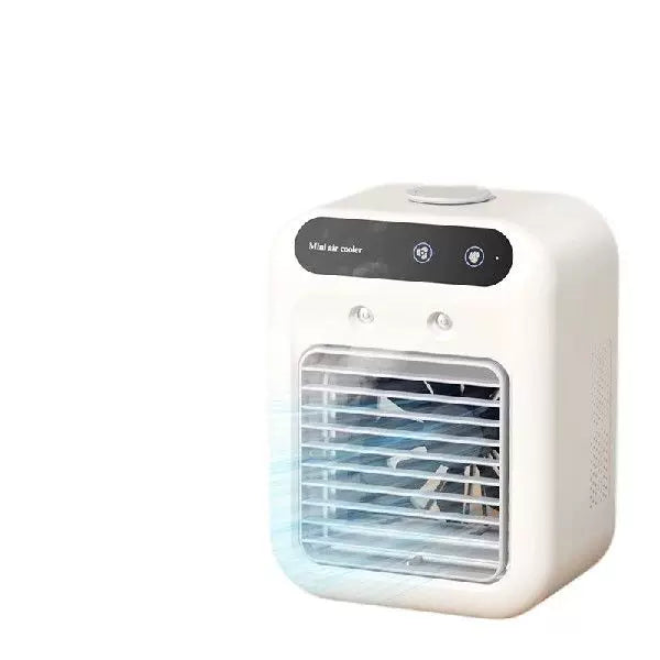 Unisex One Size Compact Desktop Micro Air Cooler with Top Fill Water Reservoir Removable Filter and Adjustable Louvers Bowlift