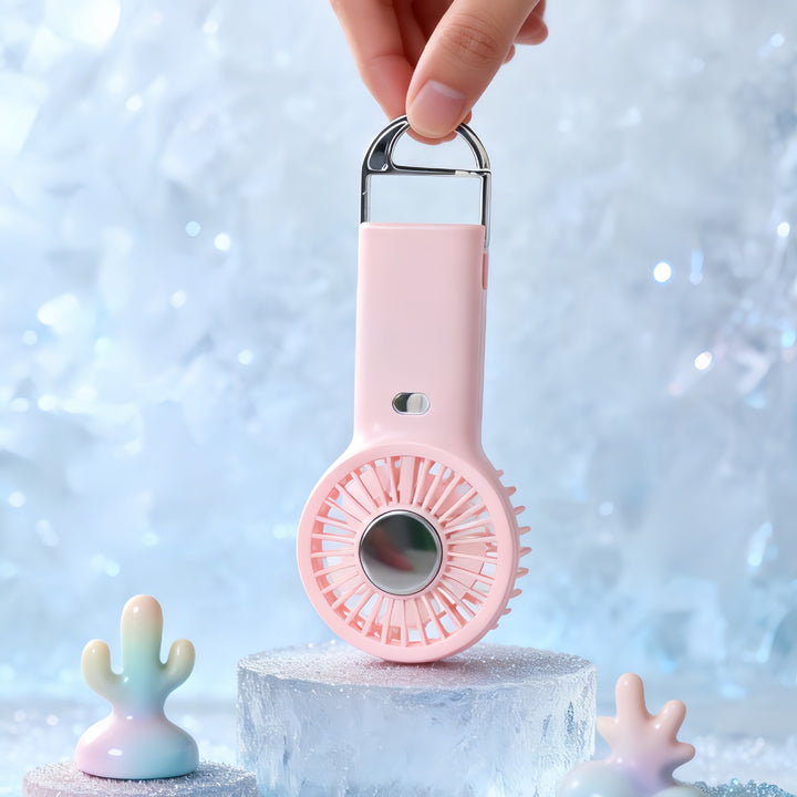 Women's Portable Mini Fan with Spray Function Bowlift