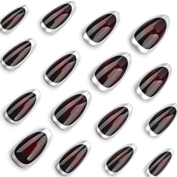 Stylish stiletto nails with elegant shine Bowlift